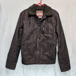 Vintage Brown Corduroy Jacket with Sherpa Lining